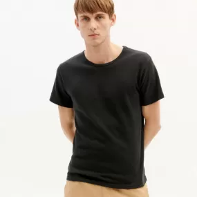 Basic Black Hemp   Organic Cotton T-Shirt