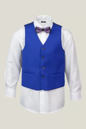 Boys Royal Blue Vest