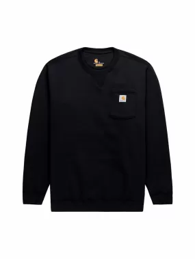 Carhartt Pocket Crewneck Sweatshirt Black