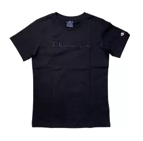 Champion short sleeve cotton t-shirt for boys 306777 KK001 black