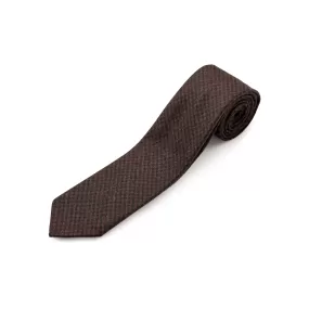 Fox 4 Fold Brown Check Anniversary Edition Tie