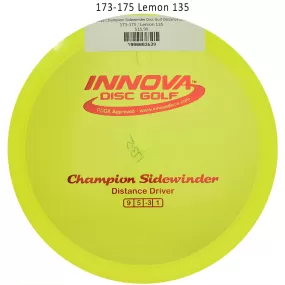 Innova Champion Sidewinder Disc Golf Distance Driver