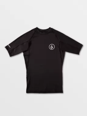 Lido Solid Short Sleeve - Black