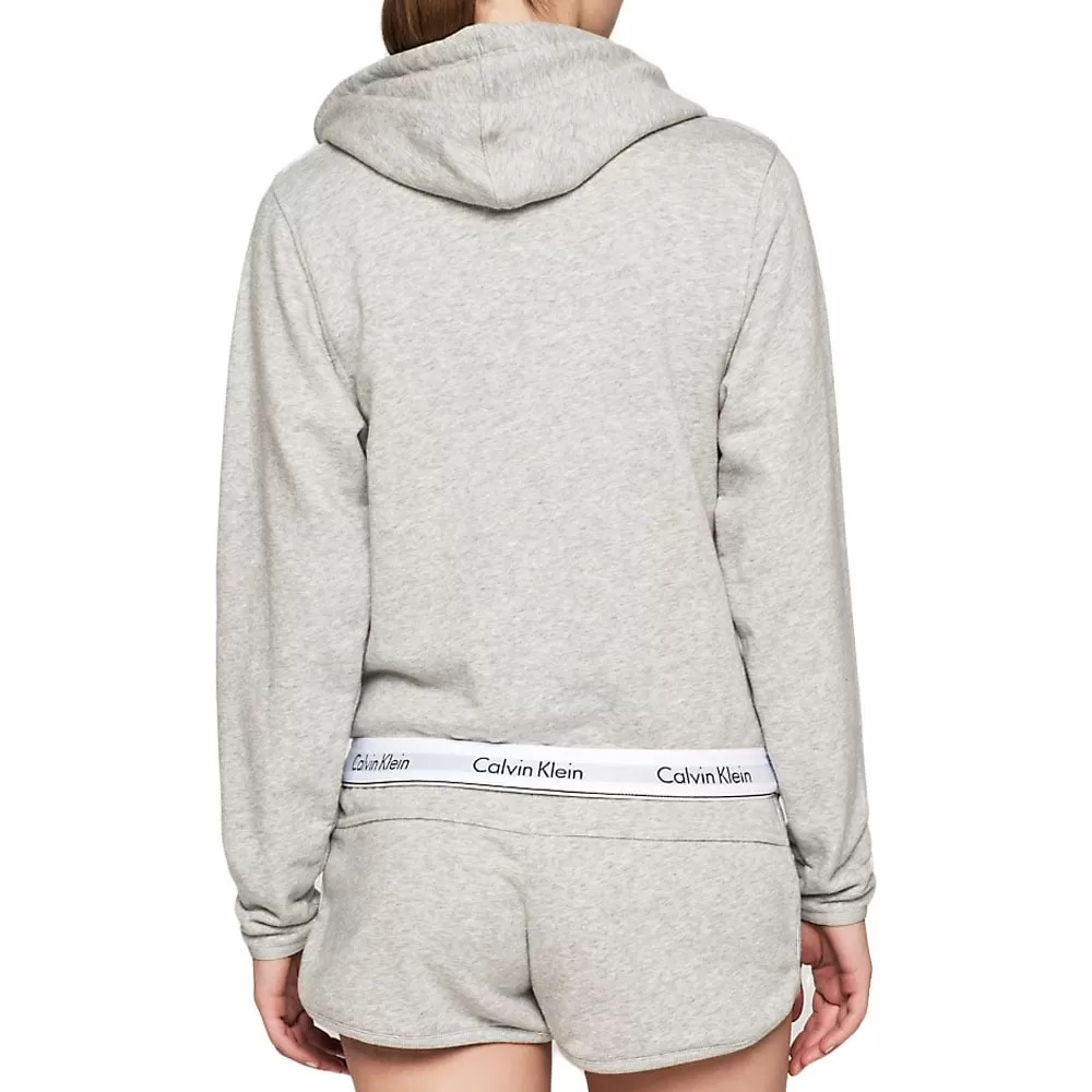 Modern Cotton Zip Hoody, Grey