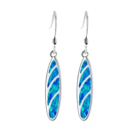 Opal Hawaiian Surfboard Earrings