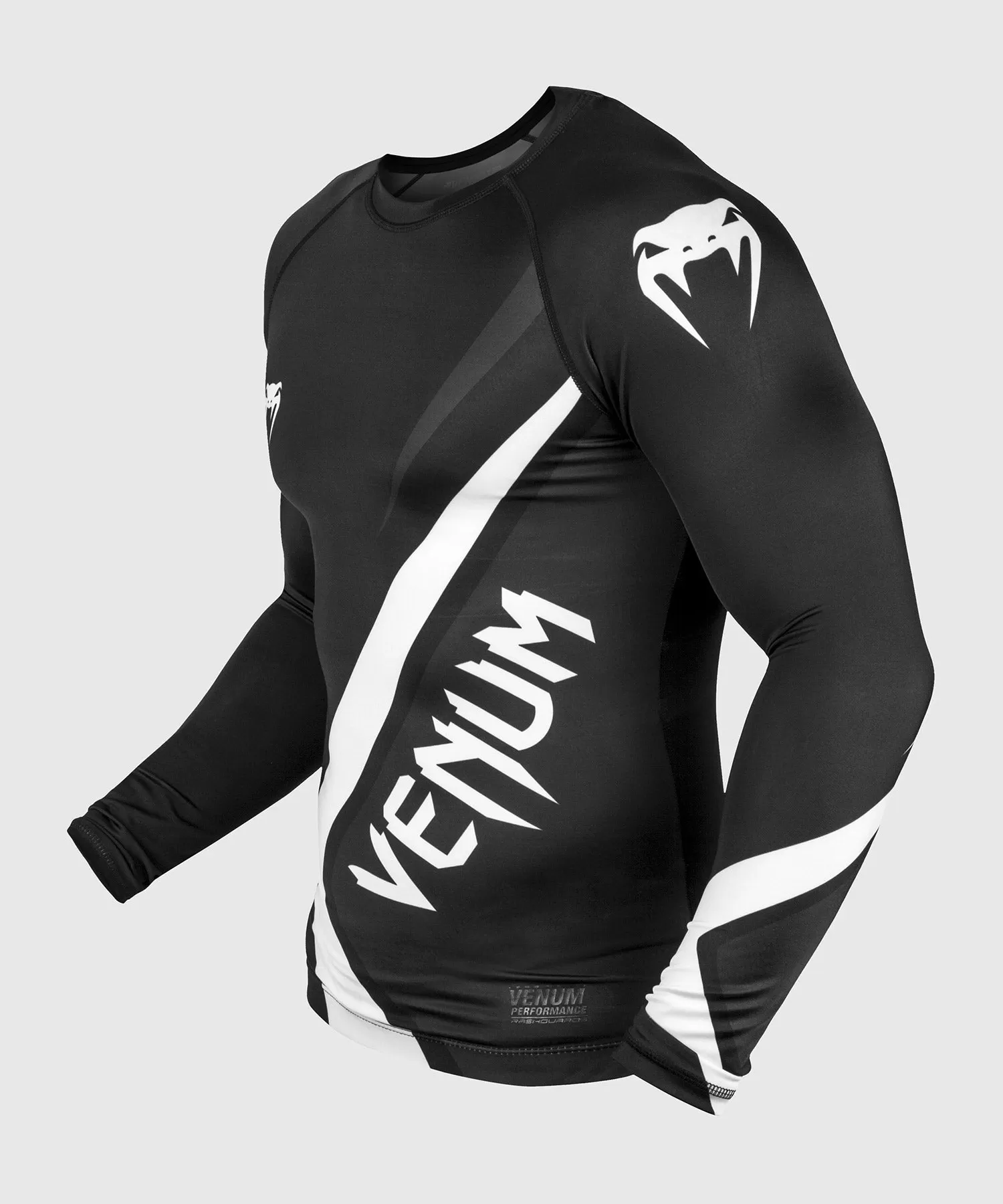 Venum Contender 4.0 Rashguard - Long Sleeves - Black/Grey-White