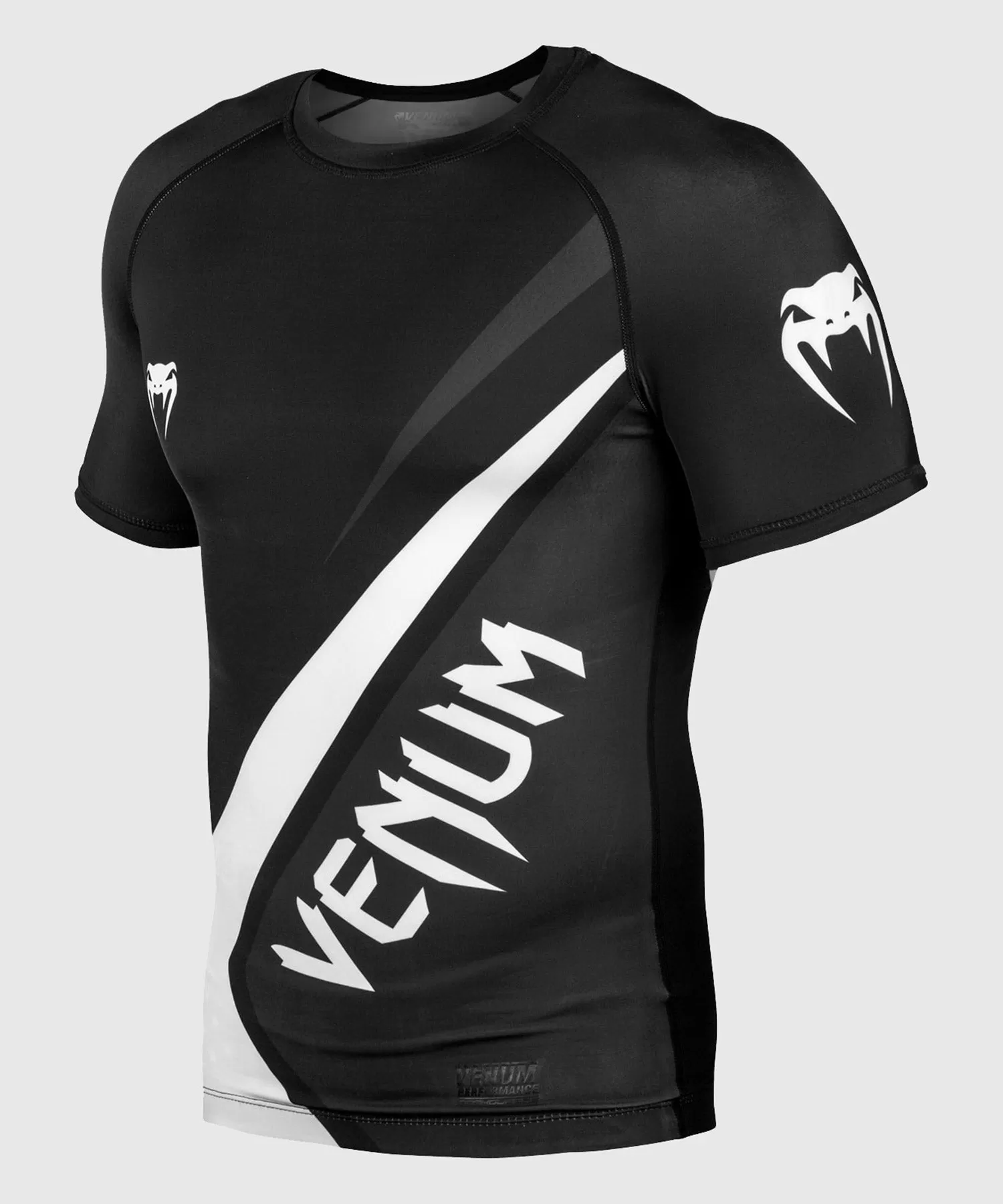 Venum Contender 4.0 Rashguard - Short Sleeves - Black/Grey-White